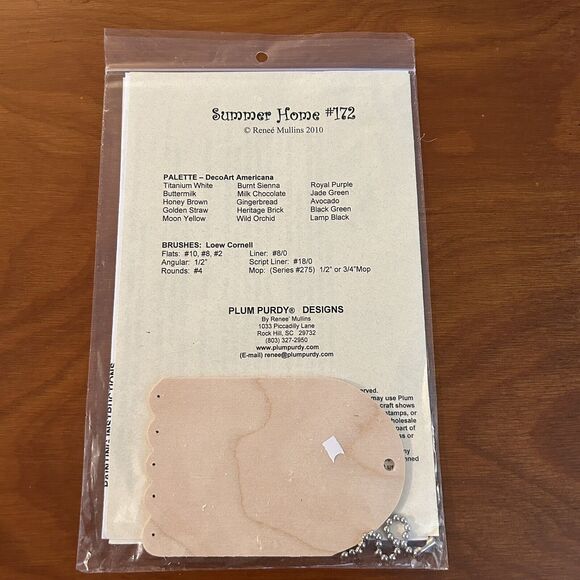 Plum Purdy Designs Beehive Summer Home #172 Pattern/Instructions 2010 - Picture 3 of 3